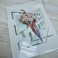 КІО 16-441 Парасолька з трояндами 33*45см схема для вишивки нитками