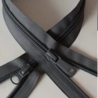 Блискавка спіраль Т7 80см темно-сіра, 2б