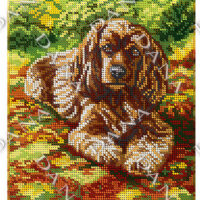 ДАНА-2227 Спаниель, схема под бисер