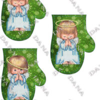 ДАНА-2254 Новогодние игрушки Почти идеальный, схема под бисер