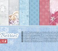 Бумага для скрапбукинга 30,5*30,5 см 180 гр/м двуст. Школа, Карточки 1 РОС