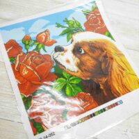 Схема для вишивки нитками ПЗ-14-052 Щенок 30*30см