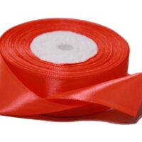 Стрічка атласна 25мм 23м 069 Рожева