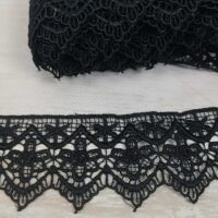 Мереживо макраме 5,0см чорне 0575-2058 743