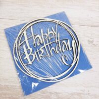 ПА-Т- Топпер Happy Birthday 21,5*14,5*0,3см