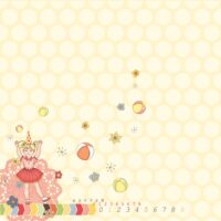 Бумага для скрапбукинга 30,5*30,5 см 180 гр/м двуст. С Днем Рождения Праздник Детства