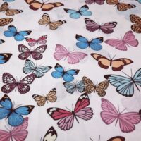 Хлопковая ткань (бязь Gold) 220см Бабочки