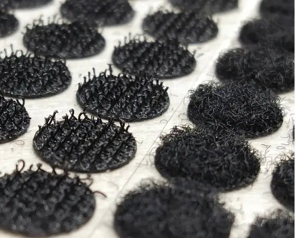 Липучка-кружки самоклейні, 6пар 10мм, чорний К10С4-7716