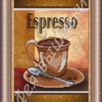 Фея Вышивки АВ-109 Кофе еспрессо, схема под бисер