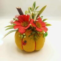 Гарбуз з тканини декоративний 11*9см КЛ91