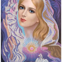 ЮМА 3129 Покровительница влюбленных, схема под бисер