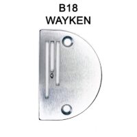 Голкова пластина B18 для універсальних промислових машин, 1,8мм, WAYKEN 57629
