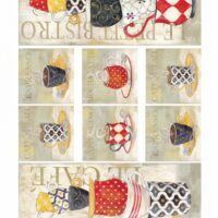 Декупажная карта 21*29,7см Coffee cup 55г/м2 Rosa Start