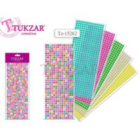 Наклейки-стразы акриловые перламутровые 10.5х31 см TZ15262