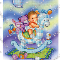 ДАНА-2239 Метрика для мальчика, схема под бисер