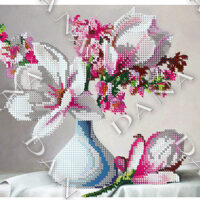 ДАНА-2248 Букет магнолий, схема под бисер