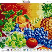 Фея Вышивки ВП-153 Натюрморт с ананасом, схема под бисер