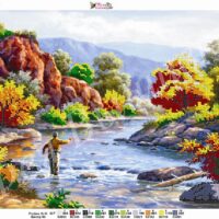 Фея Вышивки В-20 Рыбалка, схема под бисер