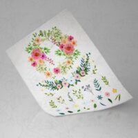 Фетр жесткий с принтом 1мм 20*30см Ф1829