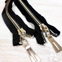 Блискавка трактор Т5 18см темно-синя, 1б