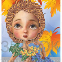 ЮМА 4218 Нимфа осени, схема под бисер