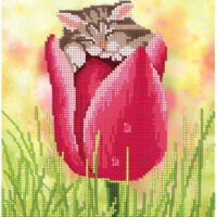 ЮМА 4213 Котик, схема под бисер