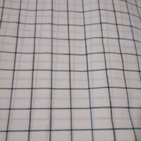 Хлопковая ткань (бязь Gold) 220см Клетка белая