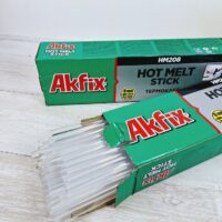 Стрижні силіконові Ø 8мм прозорі для клейового пістолета 30см HM208 Akfix