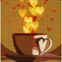 ЮМА 4276 Кофе, схема под бисер