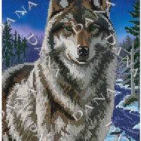 ДАНА-2216 Волчица, схема под бисер