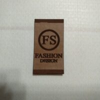 Бирка-лейба FASHION 21 16*28мм коричневая