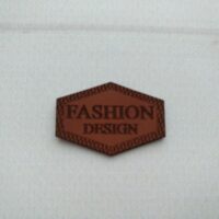 Бирка-лейба FASHION 30 28*17мм коричневая