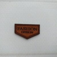 Бирка-лейба FASHION 27 25*13мм коричневая