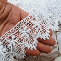 Мереживо макраме 5,0см "Моніка" біле Km-Monica