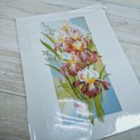 КІО 16-445 Рожеві іриси 33*45см схема для вишивки нитками