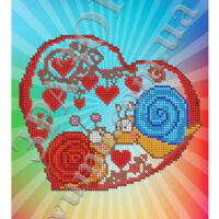 ЮМА 4174 Поцелуй влюбленных, схема под бисер