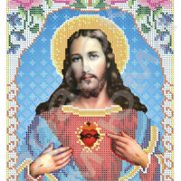 ЮМА 4172 Непорочное сердце Иисуса, схема под бисер