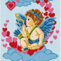 ЮМА 4173 Ангел, схема под бисер