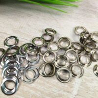 Люверсы, блочка К-333 серебро 10,5мм 20шт