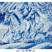 Фея Вышивки ВП-88 Зима, схема под бисер