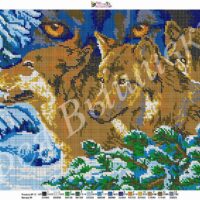 Фея Вышивки ВП-96 Взляд волка, схема под бисер