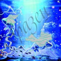 КММ КМР 4026 Знаки зодиака. Рыбы, схема под бисер
