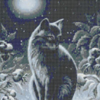 Миледи СЛ-3036 Ожидание под луной, схема под бисер