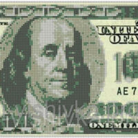 Миледи СЛ-3017 Денежный магнит, схема под бисер