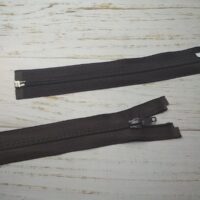 Молния разъемная, витая, Т5, 65см, нейлон, 3371 коричневый