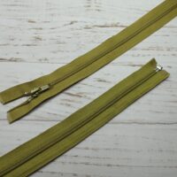 Молния разъемная, витая, Т5, 65см, нейлон, 0936 темный хаки