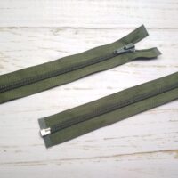 Молния разъемная, витая, Т5, 65см, нейлон, 3362 хаки