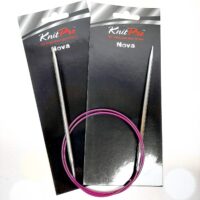 10322 KnitPro Nova Спиці кругові метал d2,5мм 80см