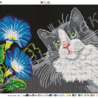 Фея Вышивки В-334 Кот, схема под бисер