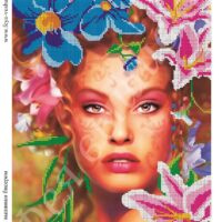 Фея Вышивки В-296 Девушка, схема под бисер